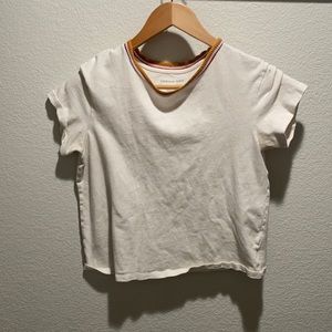 Cute white shirt super easy to pair!